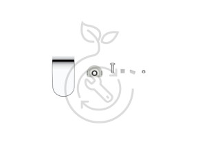 Kit poignée inverseur mitigeur icone chrome b35272-dh1 399B35272DH1