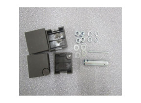 Kit quincaillerie + 2 pieds plastiques + 2 pieds réglables table 130/220 moka ly-hk-mok pour racine 072LYHKMOK