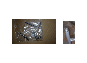 Kit quincaillerie + 4 pieds réglables mobis béton mo-hk-conc pour racine 072MOHKCONC