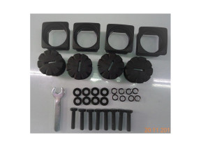 Kit quincaillerie + 4 pieds réglables oris fix carré has-tbl-1281-10 pour racine 348MMDL2TK01