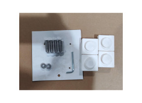 Kit quincaillerie + pieds plastique lyra fix table blanc lyf-hk-wh pour racine 072LYFHKWH