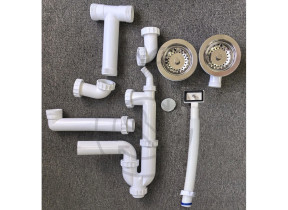 Kit siphon et bonde 2 cuves huron kit a6 2180s-ac 6662180SAC
