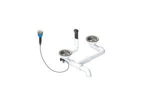 Kit vidage elbe 2 carrés bls – 2 carrés bls avec trop-plein 629875 pour racine 425629875