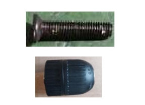 Kit1-mandrin + vis kit1-pc650id 158KIT1PC650ID