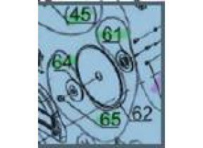 Kit1- n°61,64,65 - ensemble de bride (bride intérieure, extérieure flan 184TC200IIIDS1