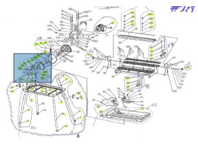 Kit2-n°13 (x3), 14 (x3), 15 (x3), 16,17 - assemblage de garde à l\'extérieur 184TC200IIIS2