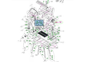 Kit22-n°31,44 (x2), 45 (x2), 59 (x2) - pistes continues fixer sanglier 184TC200IIIDS22