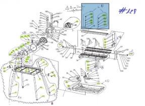 Kit4-n°44 (x2), 45 (x2), 46 (x2), 47 (x2) - pièce limitée assemblage 184TC200IIIS4
