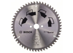Lame de scie circulaire SPECIAL D 190 mm diamètre 20 mm Z 54 BOSCH 2609256891