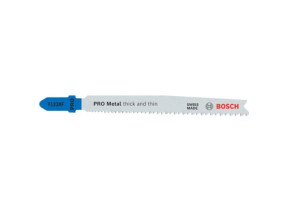 Lame de scie sauteuse Bosch PRO Metal thick and thin T123XF 100 mm 2 pièces - 2608655100