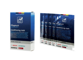 Lingettes nettoyantes (x5) entretien inox cafetière expresso 00311134