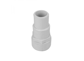 Linxor - adaptateur à visser 1-1/2 - emboîter diam 32/38 mm pour tuyau flottant de piscine - blanc EGK1239