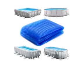 Linxor - bâche à bulles ronde 3,66m pour piscine - 180 microns - bleu EGK16