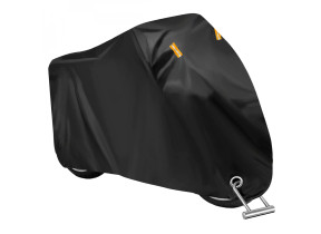 Linxor - bâche, housse de protection imperméable pour moto - 245 x 105 x 133 cm - noir EGK2921