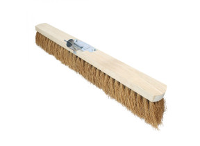 Linxor - balai en coco naturel et bois - 60 cm - marron EGK1546