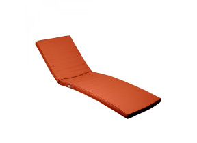 Linxor - coussin déhoussable pour bain de soleil, transat - 183 x 60 cm - terracotta EGK3069