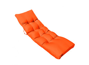 Linxor - coussin matelassé pour bain de soleil, transat - 185 x 60 cm - orange EGK3053