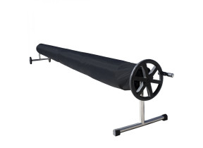 Linxor - couverture, bâche de protection pour enrouleur de piscine - 3.80 m - noir EGK2252