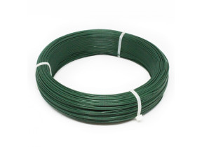 Linxor - fil d\'attache en acier galvanisé plastifié pour grillage ou autre - 100 m x 1.5mm ø - vert EGK1123