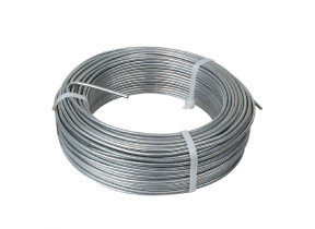 Linxor - fil de tension en acier galvanisé pour grillage ou autre - 100 m x 2.2mm ø - gris EGK1532