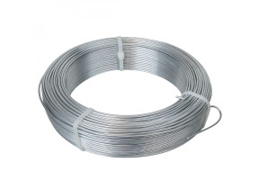 Linxor - fil de tension en acier galvanisé pour grillage ou autre - 50 m x 2.7mm ø - gris EGK1533