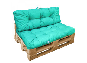Linxor - kit de coussins pour palette capitonnés - bleu turquoise EGK2192