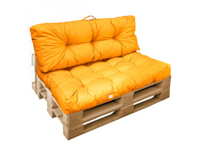 Linxor - kit de coussins pour palette capitonnés - jaune EGK3055