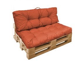 Linxor - kit de coussins pour palette capitonnés - terracotta EGK2195
