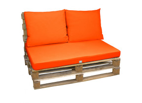 Linxor - kit de coussins pour palette déhoussables - orange EGK3059