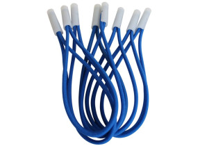 Linxor - lot de 10 tendeurs sandows cabiclic avec embout basculant - bleu EGK902