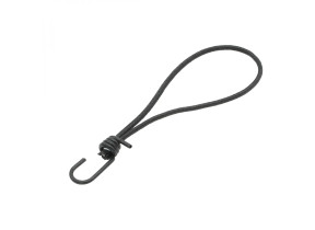 Linxor - lot de 10 tendeurs sandows élastiques avec 1 crochet et boucle - 26 cm - noir EGK1605