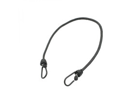 Linxor - lot de 10 tendeurs sandows élastiques avec 2 crochets - 60 cm - noir EGK1600