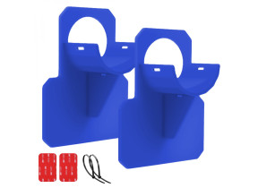 Linxor - lot de 2 supports 38 mm pour tuyau de piscine - bleu EGK2757