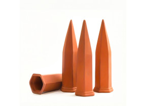 Linxor - lot de 4 cônes d\'arrosage - terre cuite EGK3186