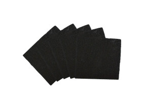 Linxor - lot de 5 filtres à charbon actif pour composteur, poubelle à compost - carré EGK3339