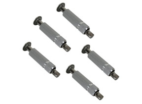 Linxor - lot de 5 pitons douilles escamotables en inox ø 12 mm EGK905