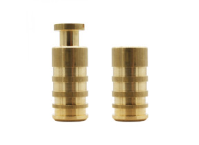 Linxor - lot de 5 pitons escamotables en laiton - diam 20 mm EGK1702