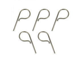 Linxor - lot de 5 pitons p standard en inox 12 cm EGK1031