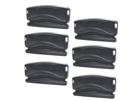 Linxor - lot de 6 flotteurs d\'hivernage noirs 50 cm lestés pour piscine EGK1034