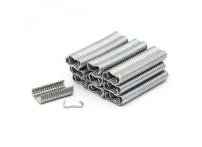 Linxor - lot de 600 agrafes rapides galvanisées pour grillage, clôture, cage - gris EGK3687