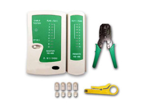 Linxor - pince et testeur de câble réseau rj45, rj11 et rj12 EGK70