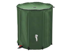 Linxor - réservoir souple, récupérateur d\'eau de pluie pliable - 200 l - vert EGK2396