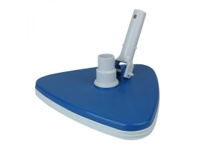 Linxor - tête de balai aspirant triangulaire bleu pour manche standard ou télescopique EGK1209