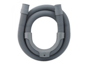 Linxor - tuyau de vidange, d\'évacuation universel pour machine à laver, lave vaisselle - gris - 1,5 m EGK3720