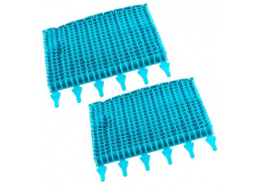 Lot de 2 brosses lamelles bleues W1585A