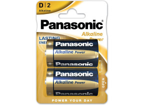 Lot de 2 Piles Alcaline Power LR20/D (Mono) 1,5V