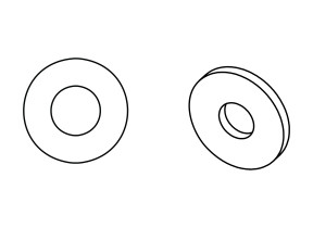 Metal ring / rondelle en metal 208HARDAG