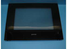 Oven porte glass ng3 6-53 hv 9005/7037 431403