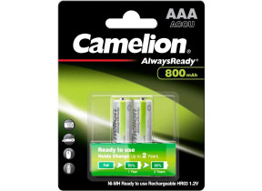 Pack 2 accus lr03 ready to use nimh 800mah 17408203