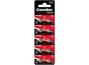 Pack de 10 piles camelion alcaline ag7 (0% mercury/hg) 12051007